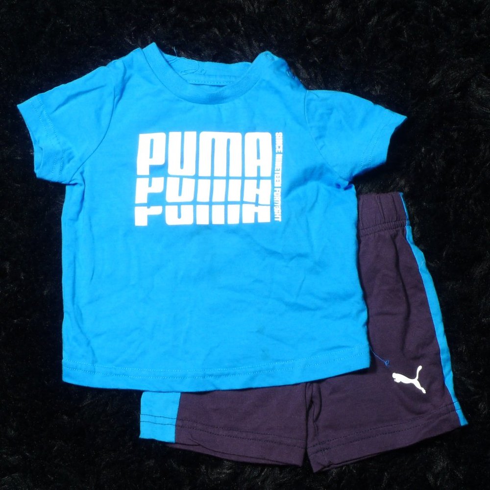 PUMA matching set shirt & shorts blue